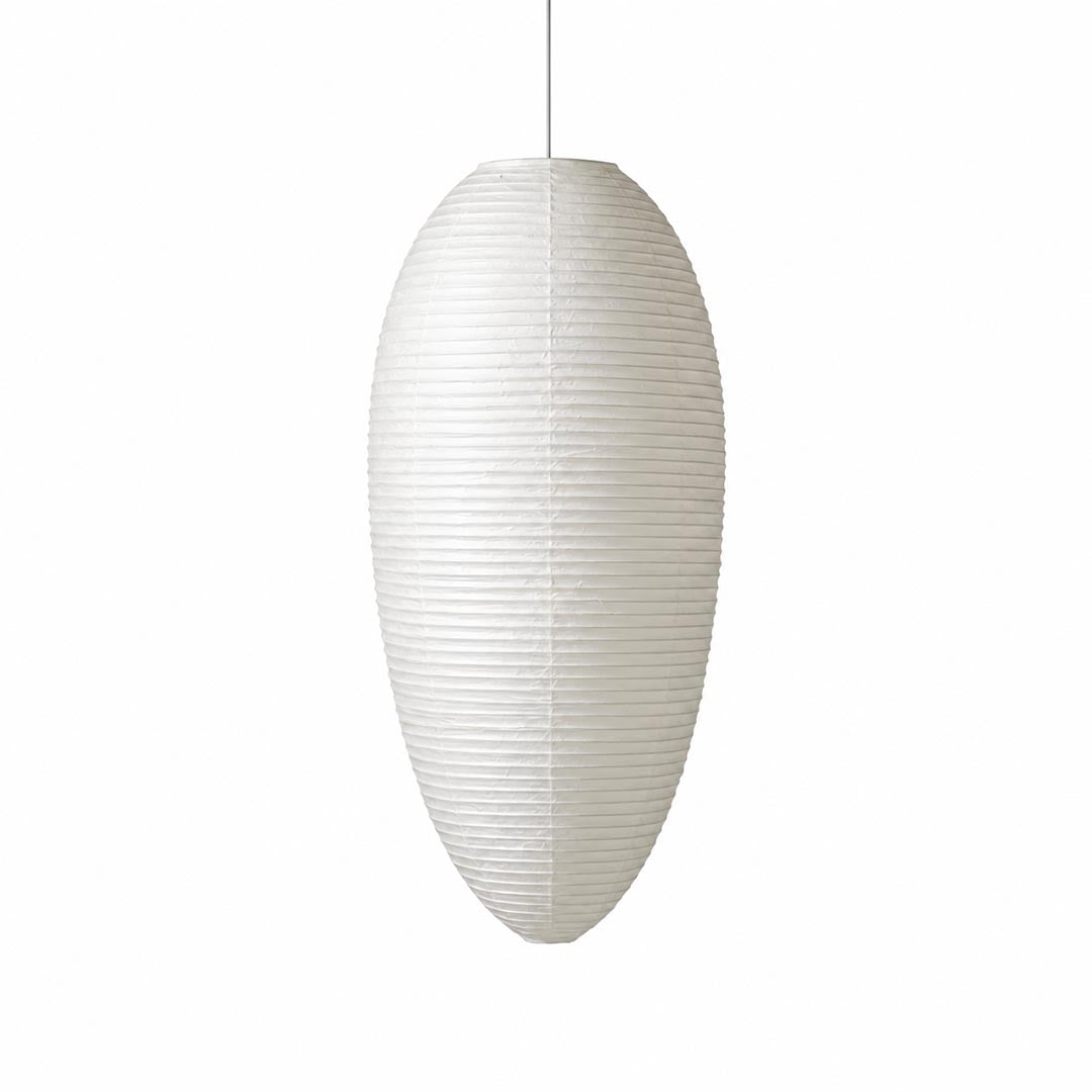 Akari 23A 24A Washi Paper Egg-Shape Pendant Light