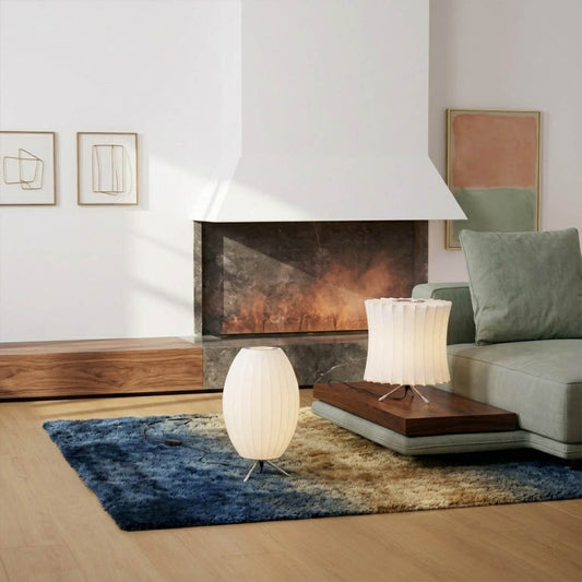 Astrid Tripod Silk Table Lamp