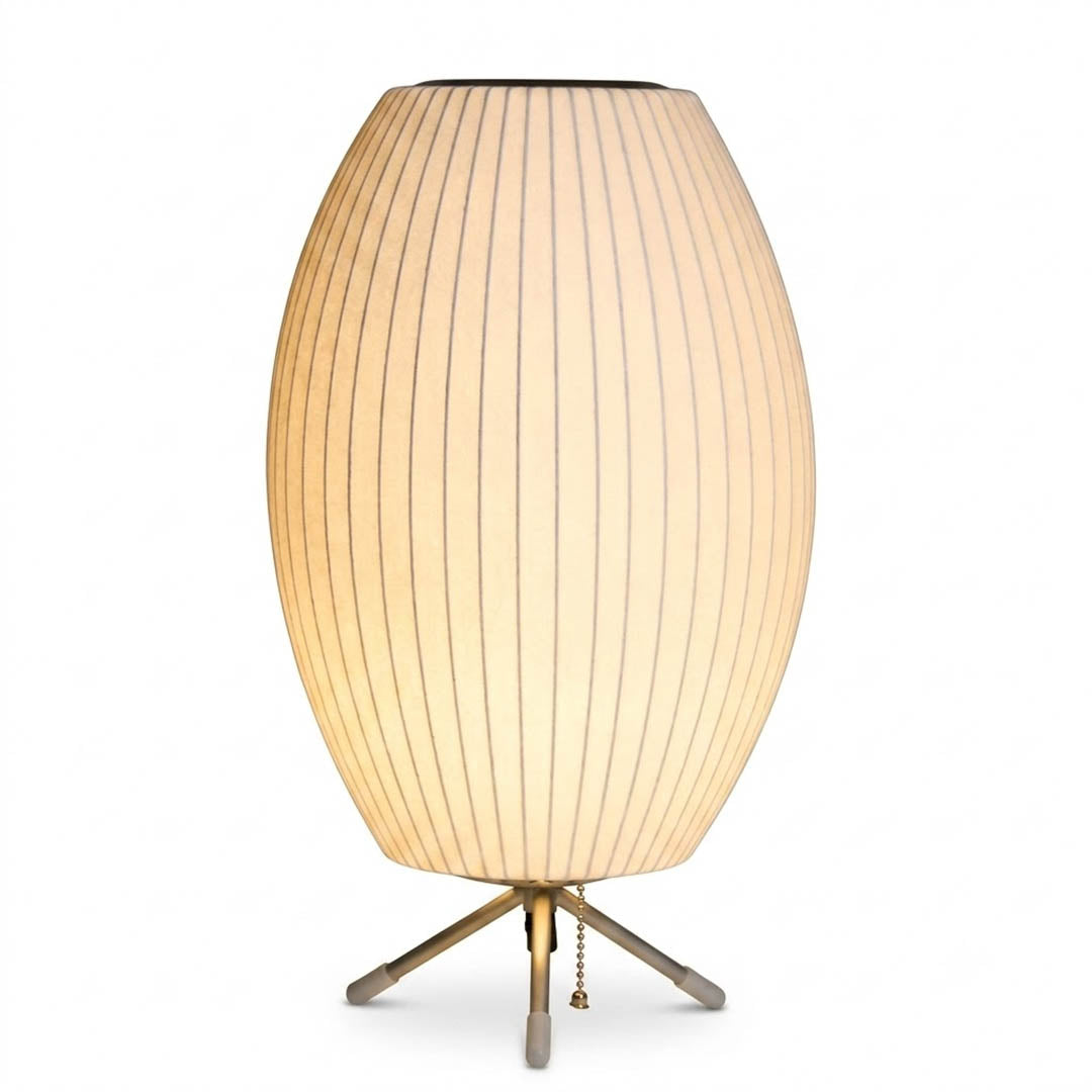 Astrid Tripod Silk Table Lamp