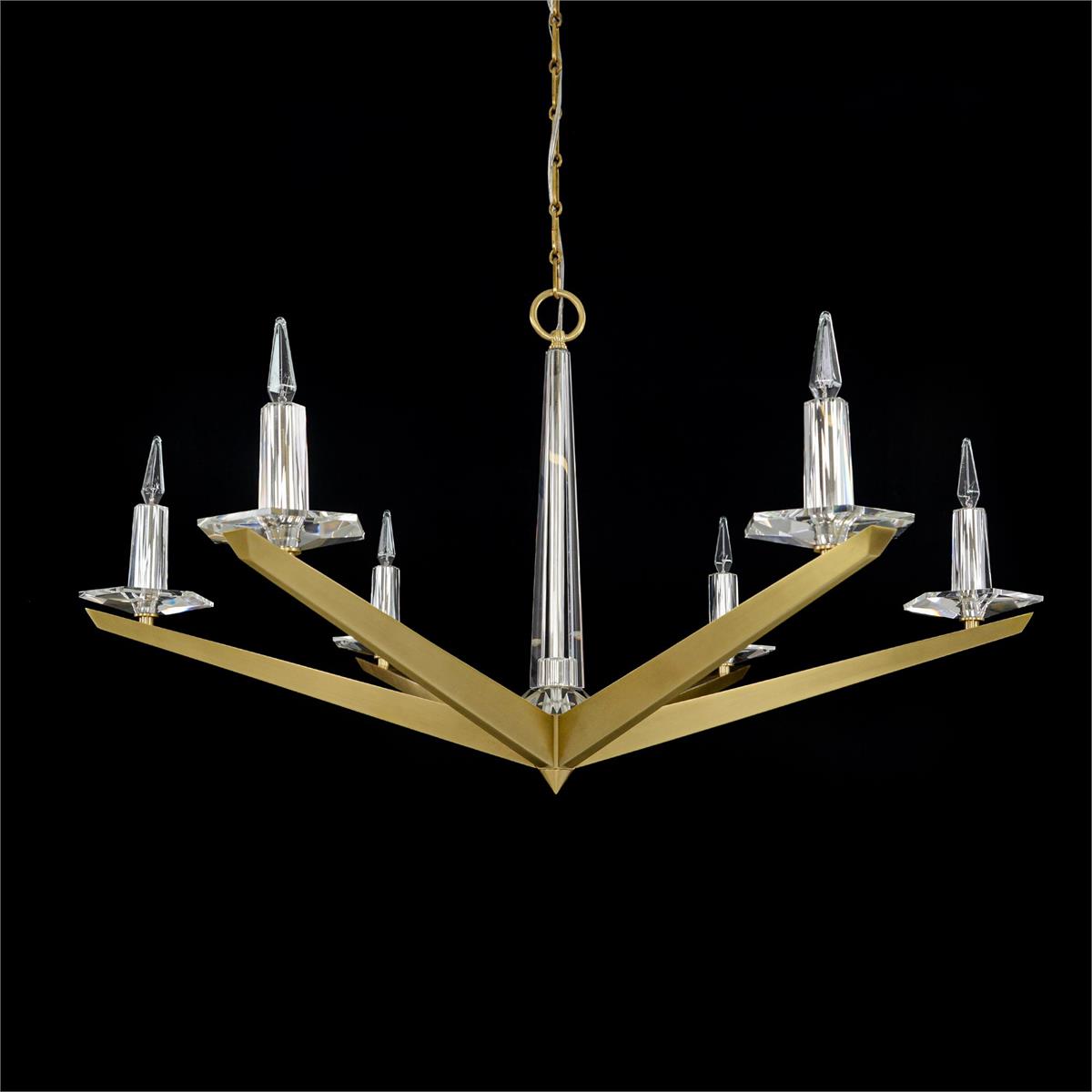 Novaris Crystal Lattice Chandelier
