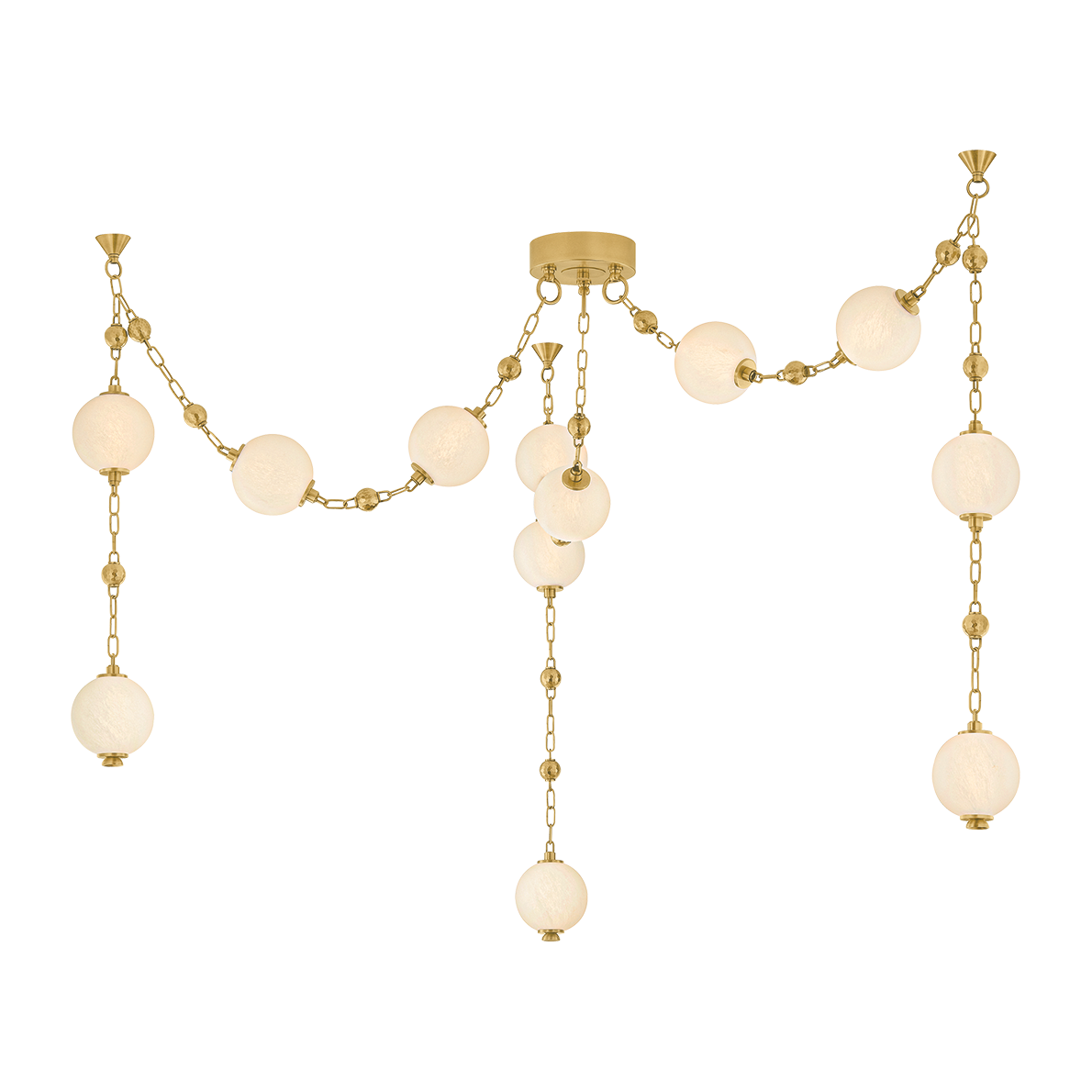 Perlenne Cloud Glass Chandelier