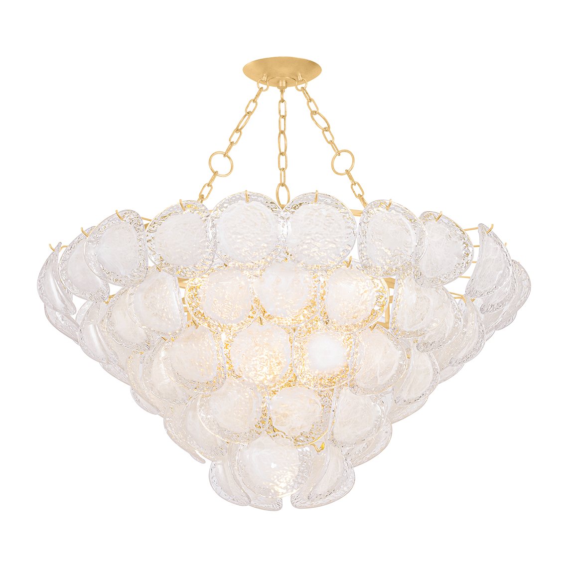 Rosavine Painterly Glass Chandelier