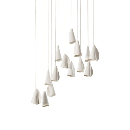 21 Thin Porcelain Pendant Lamp