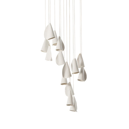 21 Thin Porcelain Pendant Lamp