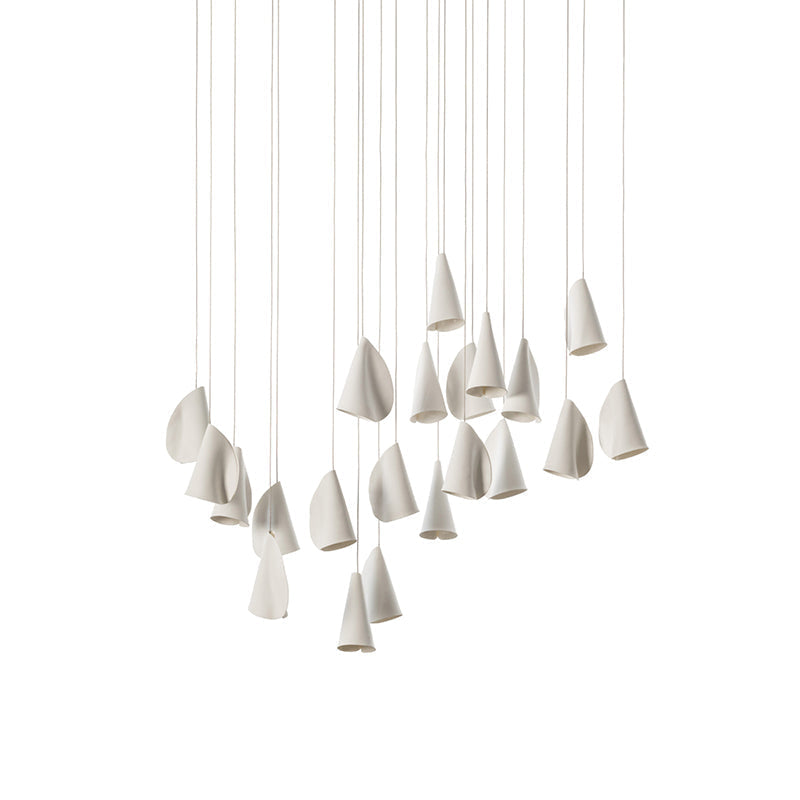 21 Thin Porcelain Pendant Lamp