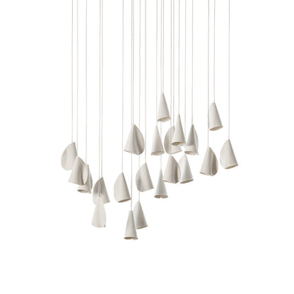 21 Thin Porcelain Pendant Lamp
