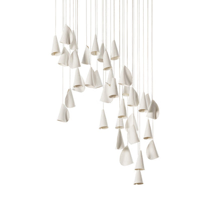 21 Thin Porcelain Pendant Lamp