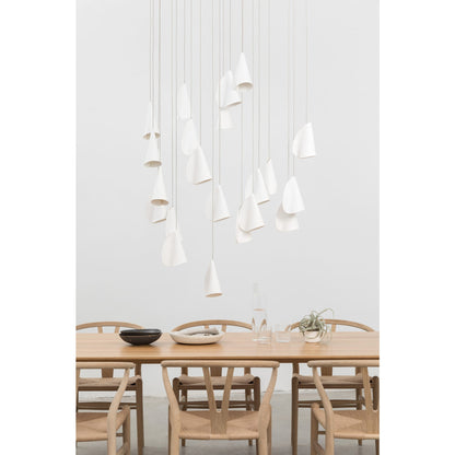 21 Thin Porcelain Pendant Lamp