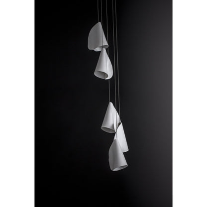21 Thin Porcelain Pendant Lamp
