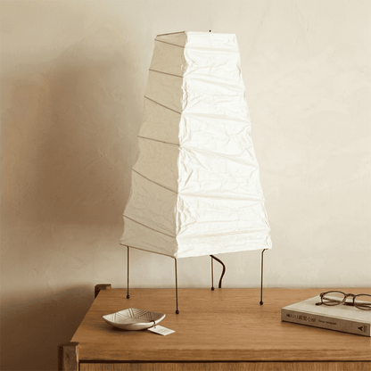 Akari 4N Washi Paper Slim Iron Frame Table Lamp