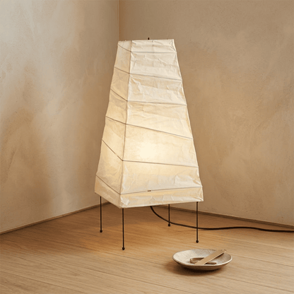 Akari 4N Washi Paper Slim Iron Frame Table Lamp