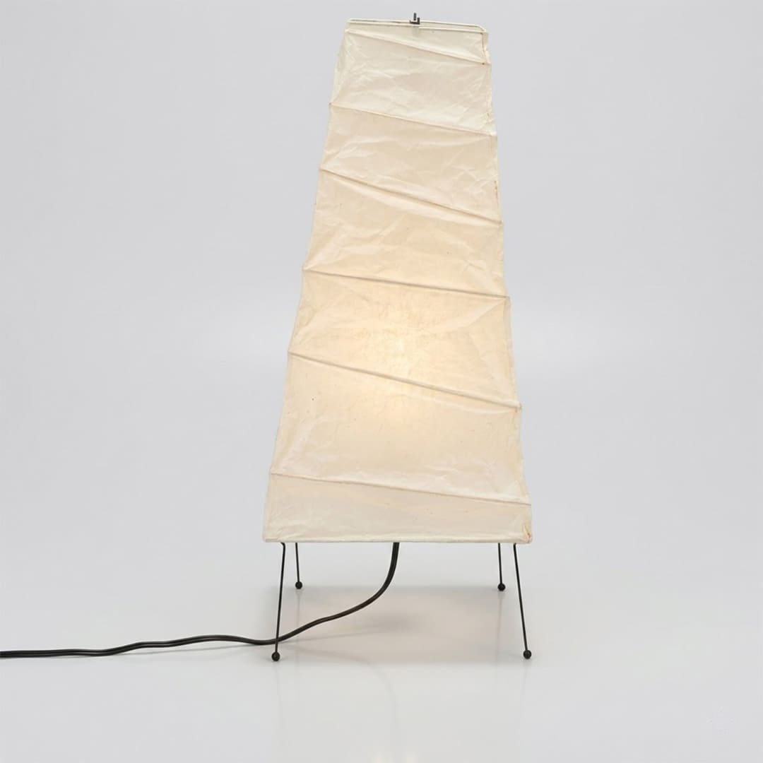 Akari 4N Washi Paper Slim Iron Frame Table Lamp