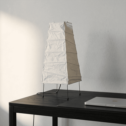 Akari 4N Washi Paper Slim Iron Frame Table Lamp