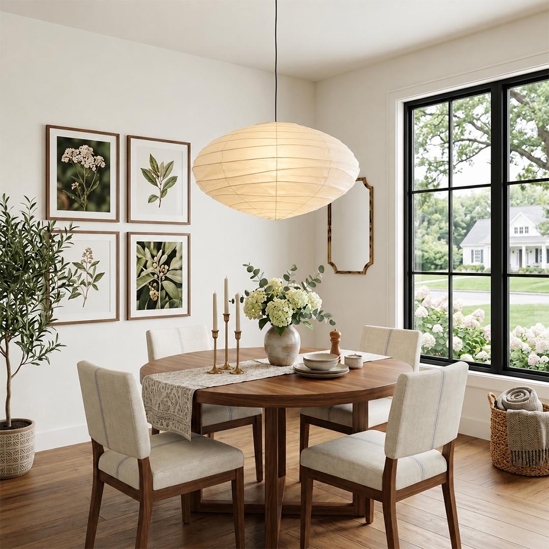 Akari EN Series Washi Paper Pendant Light