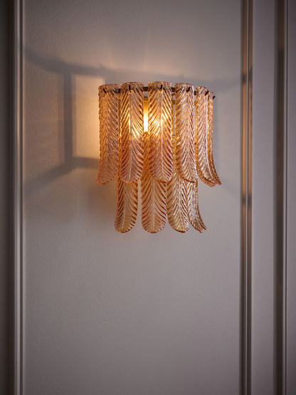 Plume Glass wall light