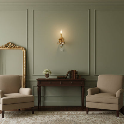 Adriana Brass Wall Lamp