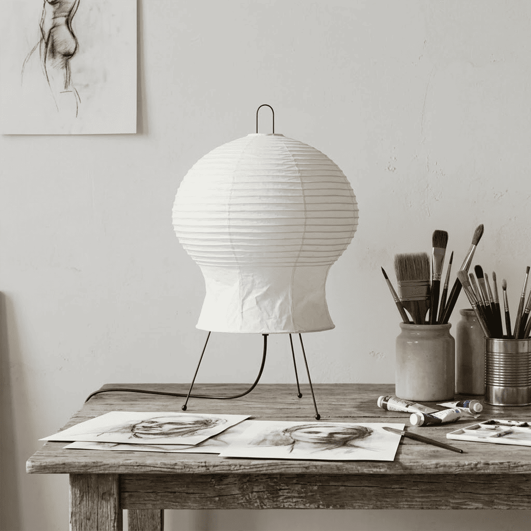 Akari 2N Washi Paper Tripod Table Lamp