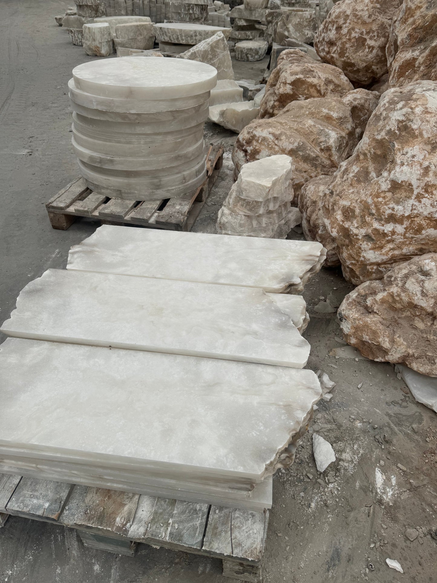 Alabaster Mushroom Table Lamp