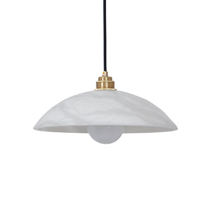 Alabaster Dome Alabaster Pendant Light