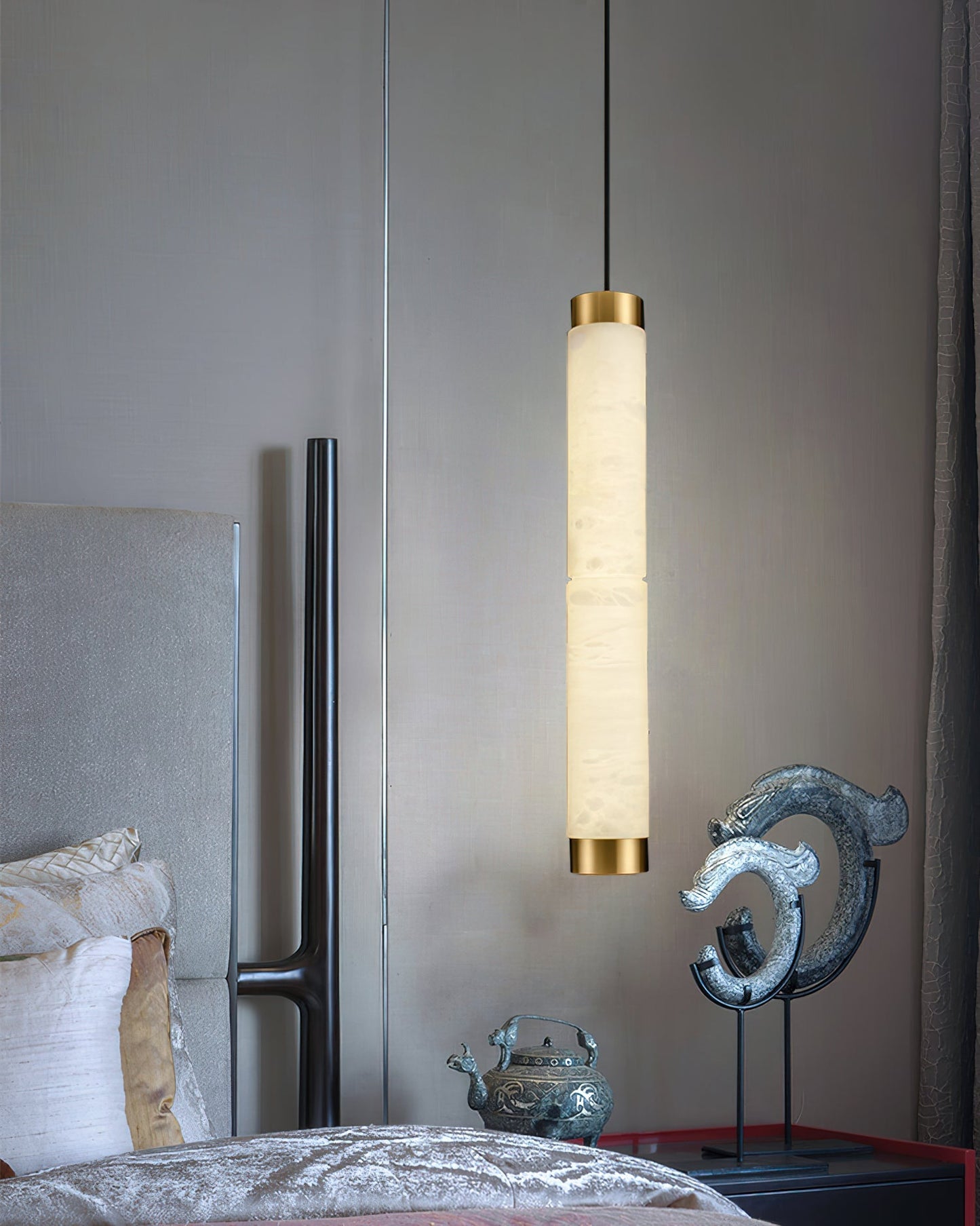 Alabaster Strip Alabaster Pendant Light