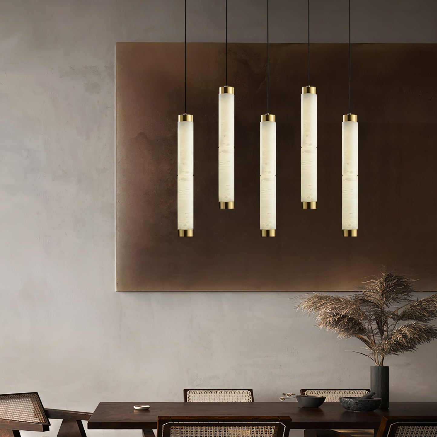 Alabaster Strip Alabaster Pendant Light