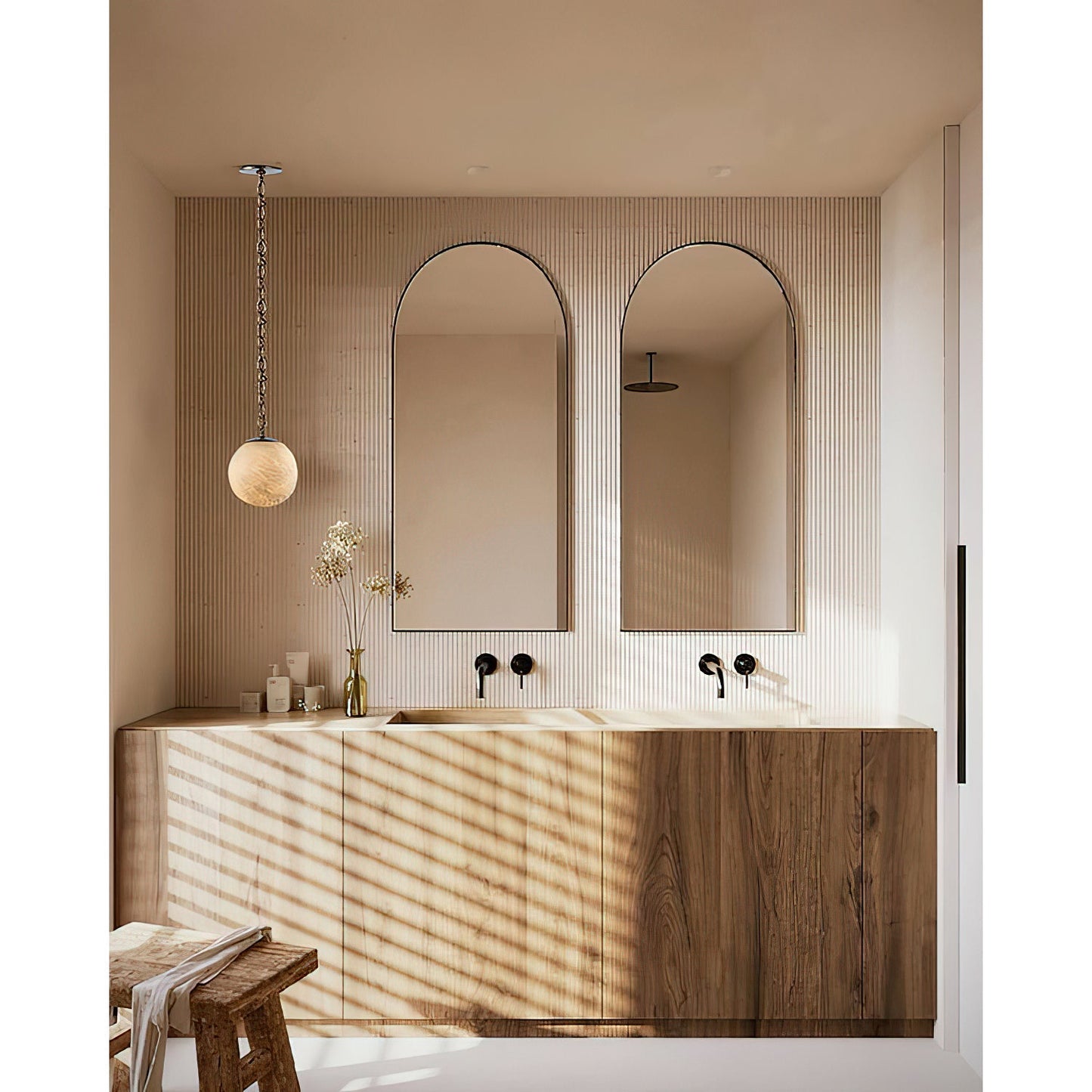 Alabaster Swag Pendant Lamp