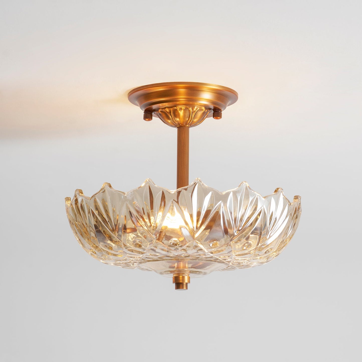 Alaina Glass Ceiling Lamp