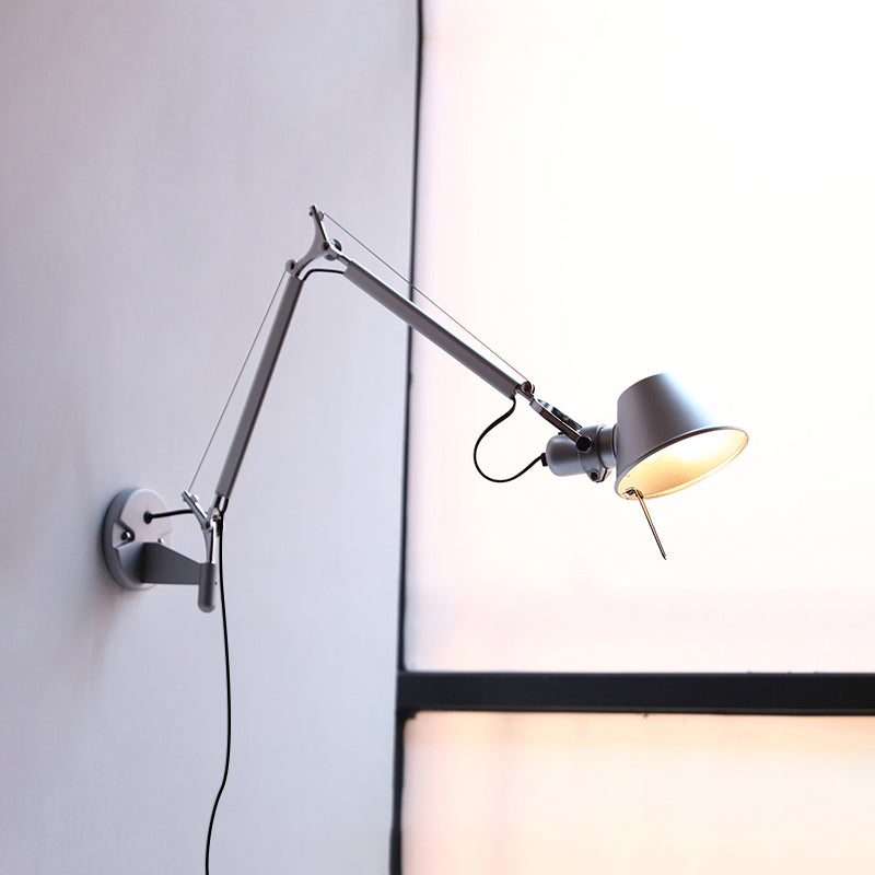 Brady Rocker Arm Plug-in Sconce