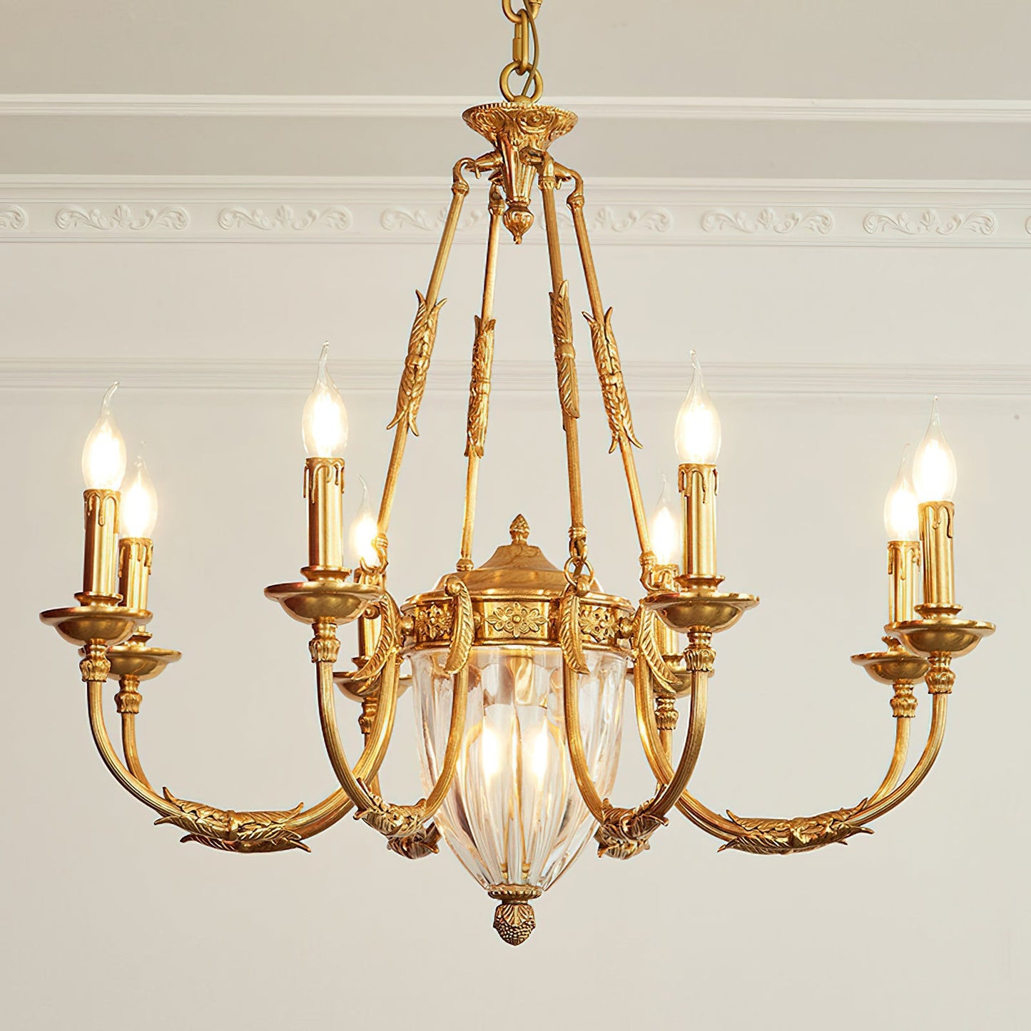 Ashford Brass Chandelier