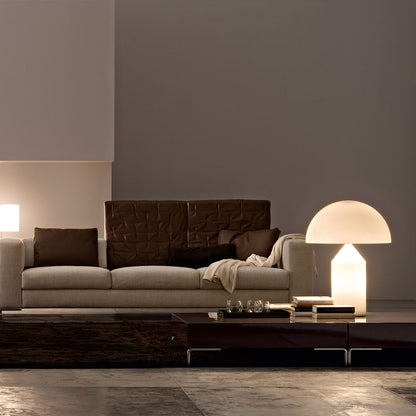 Mushroom Dome Glass Table Lamp