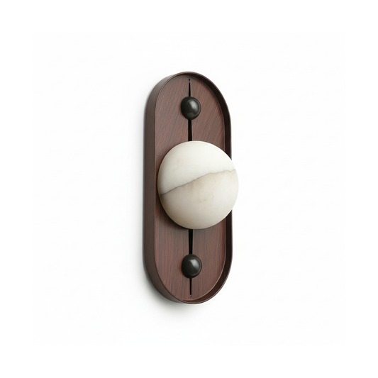 Bezel Alabaster Wall Lamp