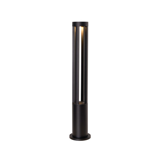 Black Cylindrical Garden Outdoor Light