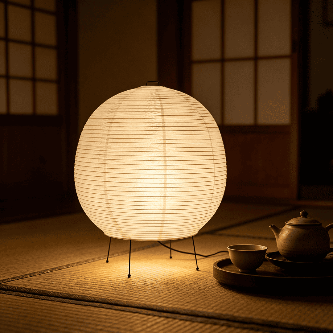Bonn Large Washi Paper Sphere Table Light