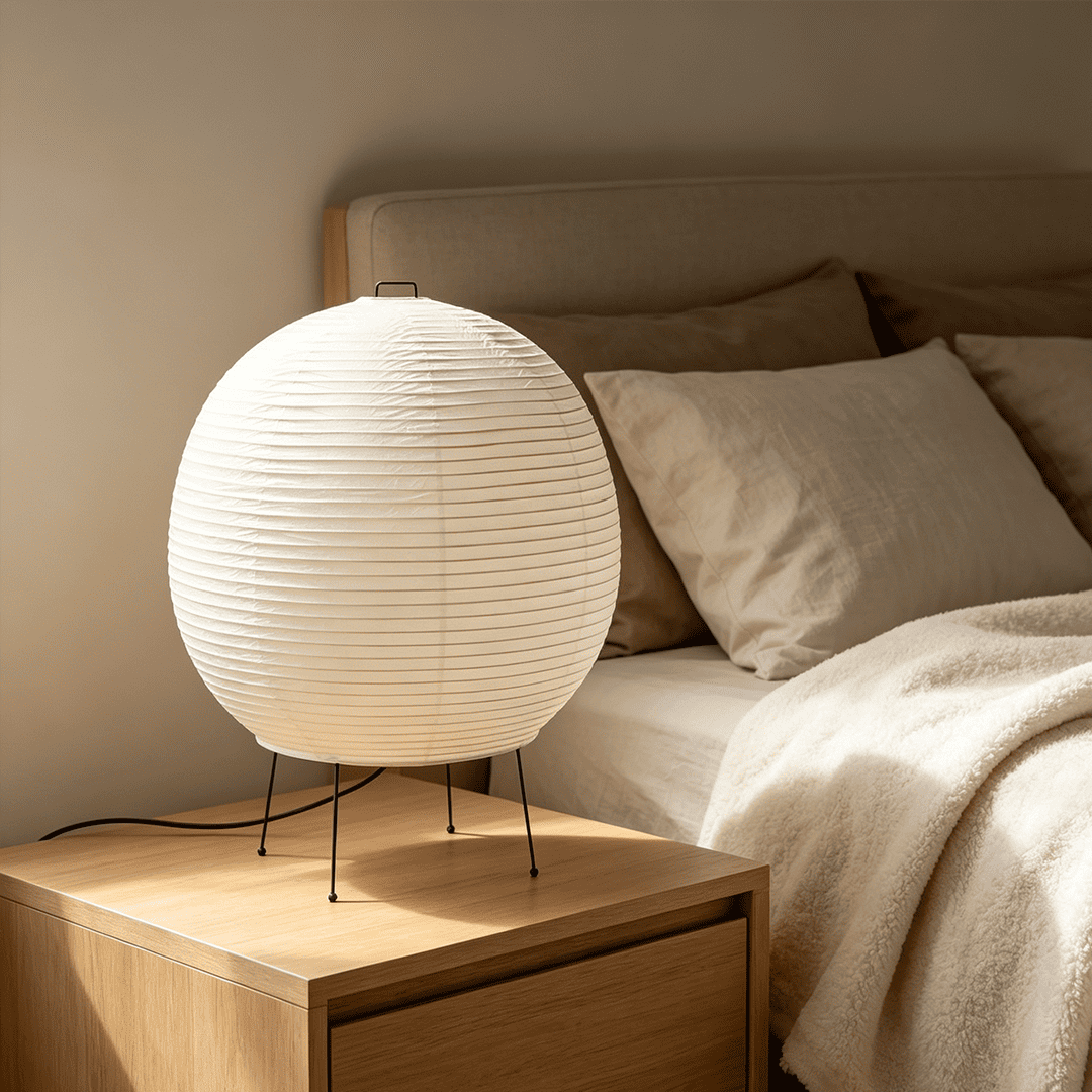 Bonn Large Washi Paper Sphere Table Light