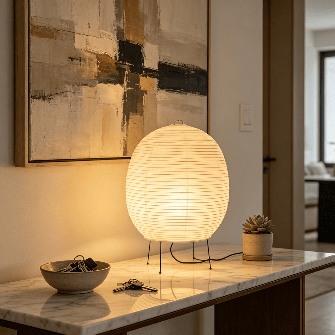 Bonn Large Washi Paper Sphere Table Light