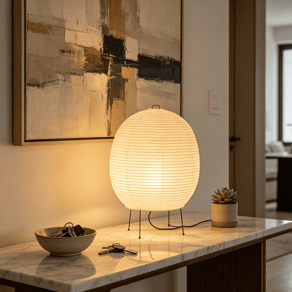 Bonn Large Washi Paper Sphere Table Light