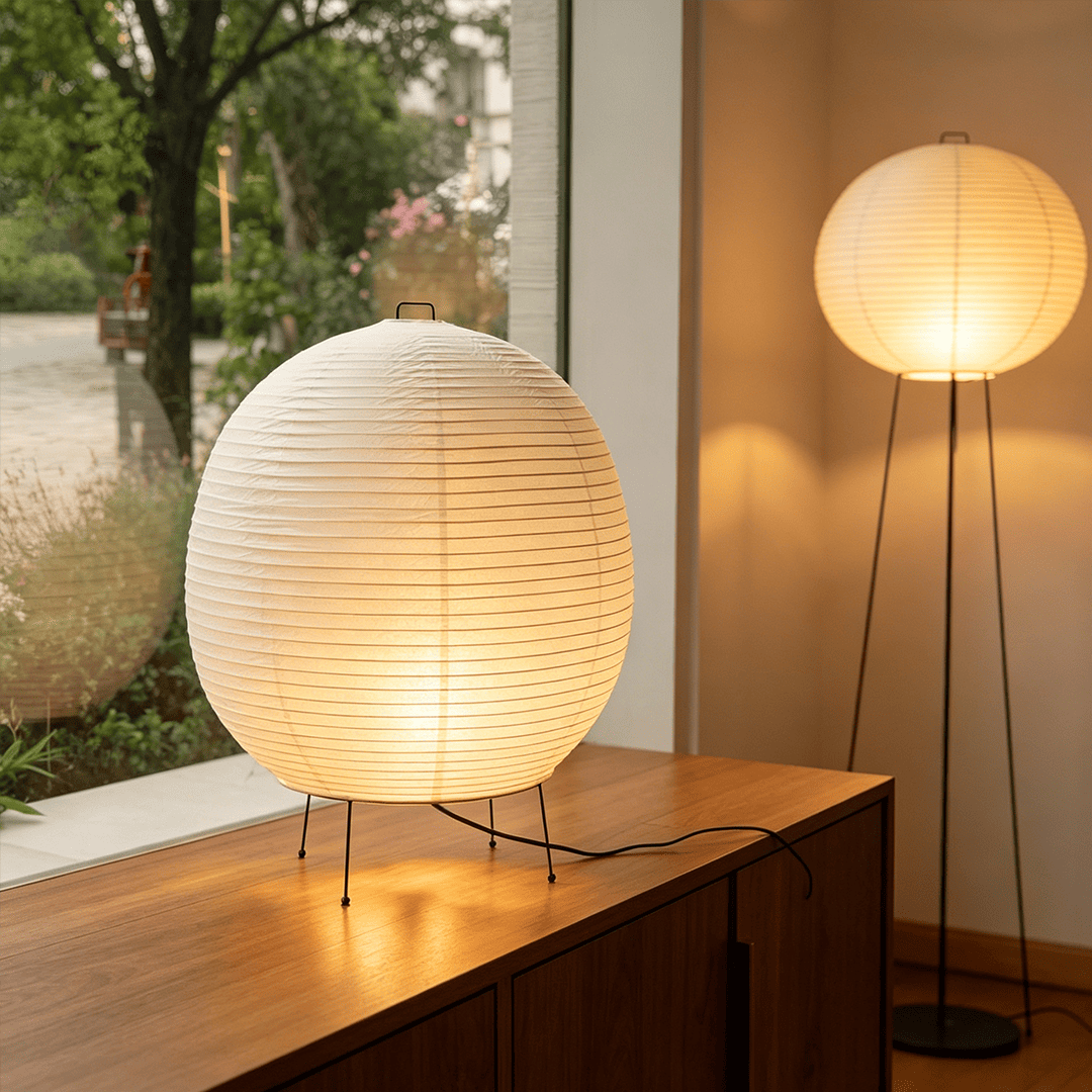 Bonn Large Washi Paper Sphere Table Light