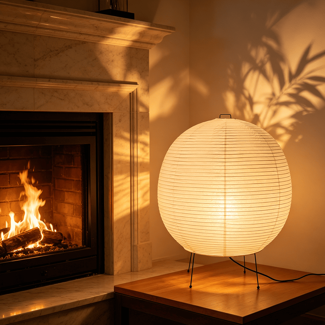 Bonn Large Washi Paper Sphere Table Light