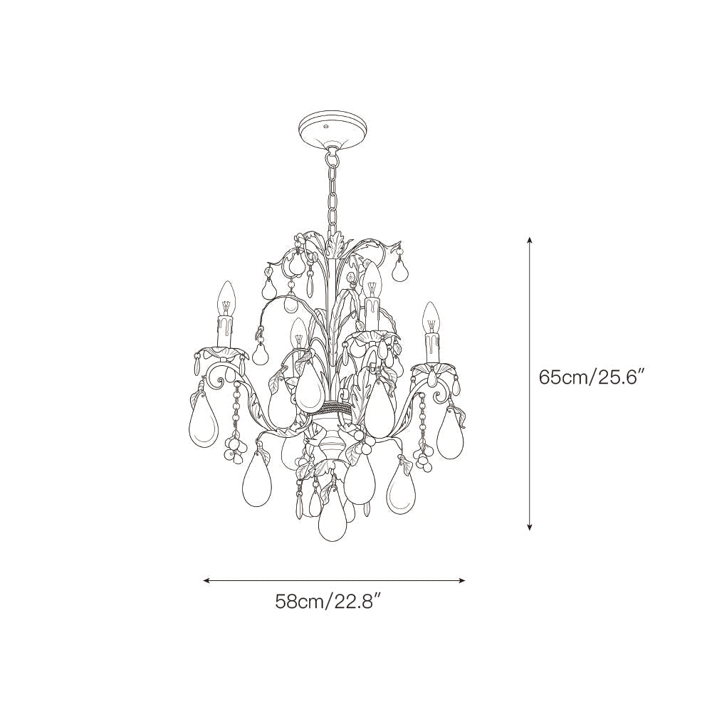 Bordeaux Fruits Chandelier