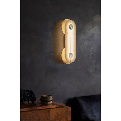 Brace Alabaster Wall Lamp