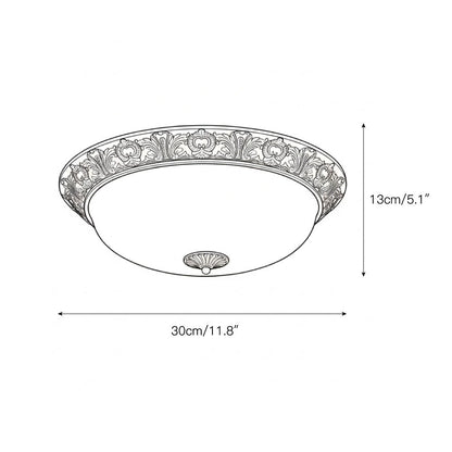 Brahm Flush Ceiling Lamp