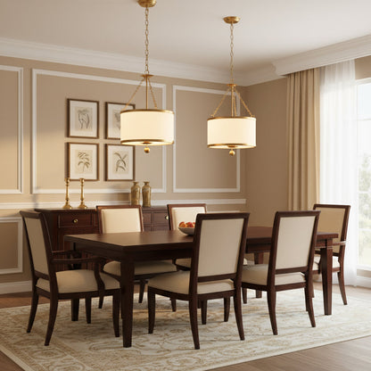 Broche Drum Pendant Lamp