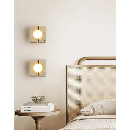 Camera Travertine Wall Lamp