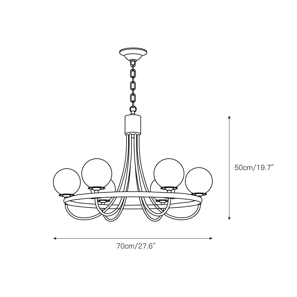 Caroline Sphere Chandelier