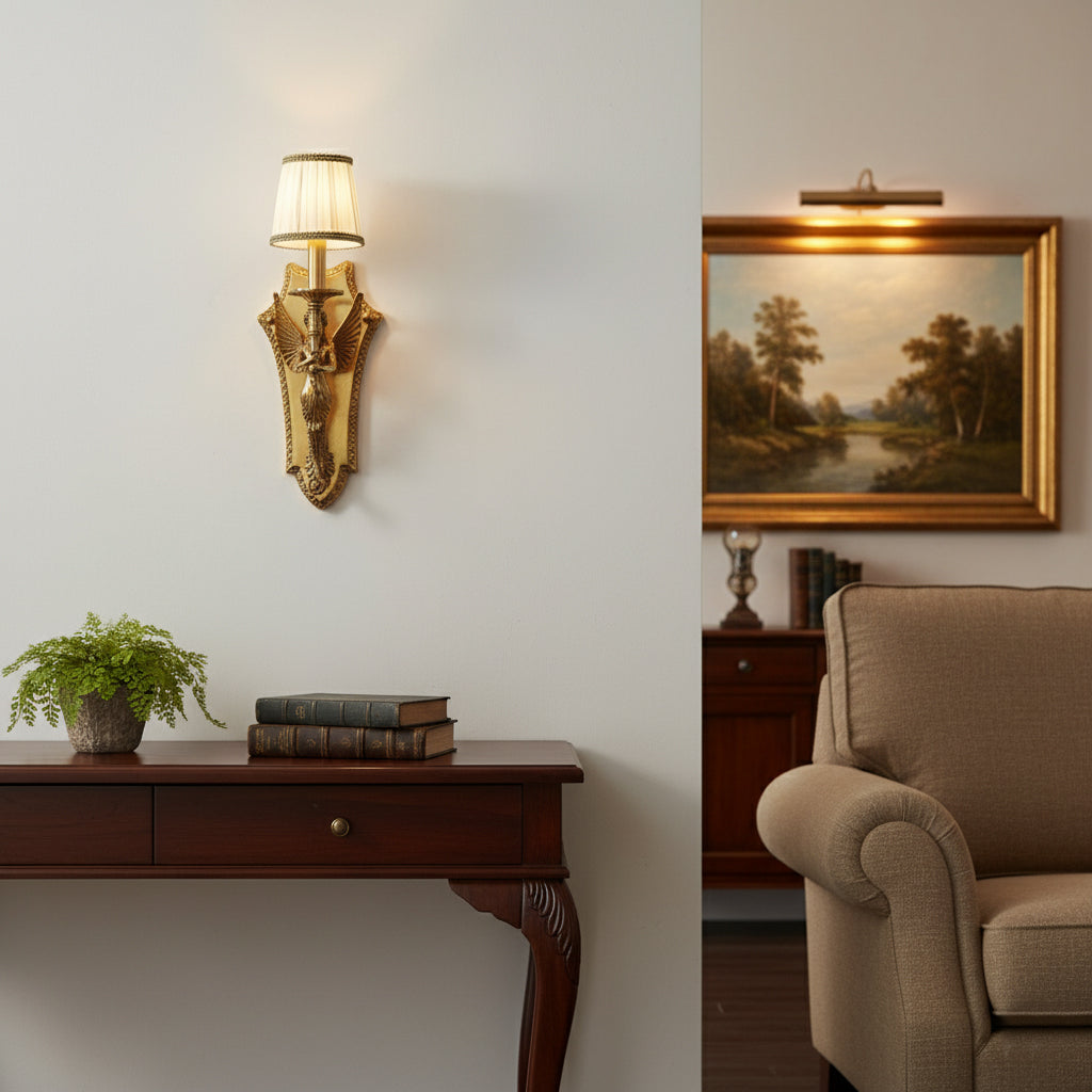 Caterina Brass Wall Lamp