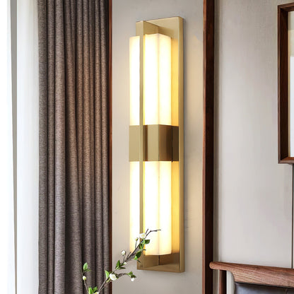 Cecily LED Alabaster Sconce