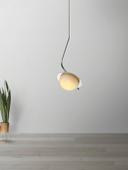 Chic Luminance Alabaster Pendant Light