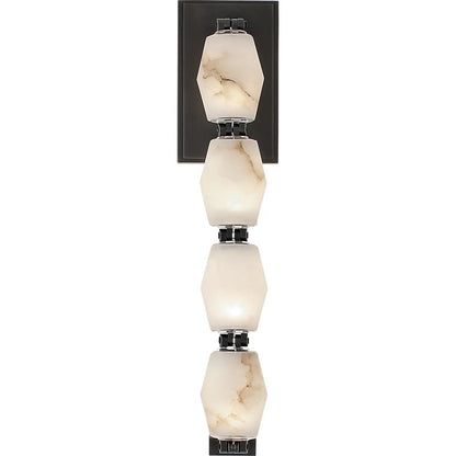Alabaster Pillar Sconce