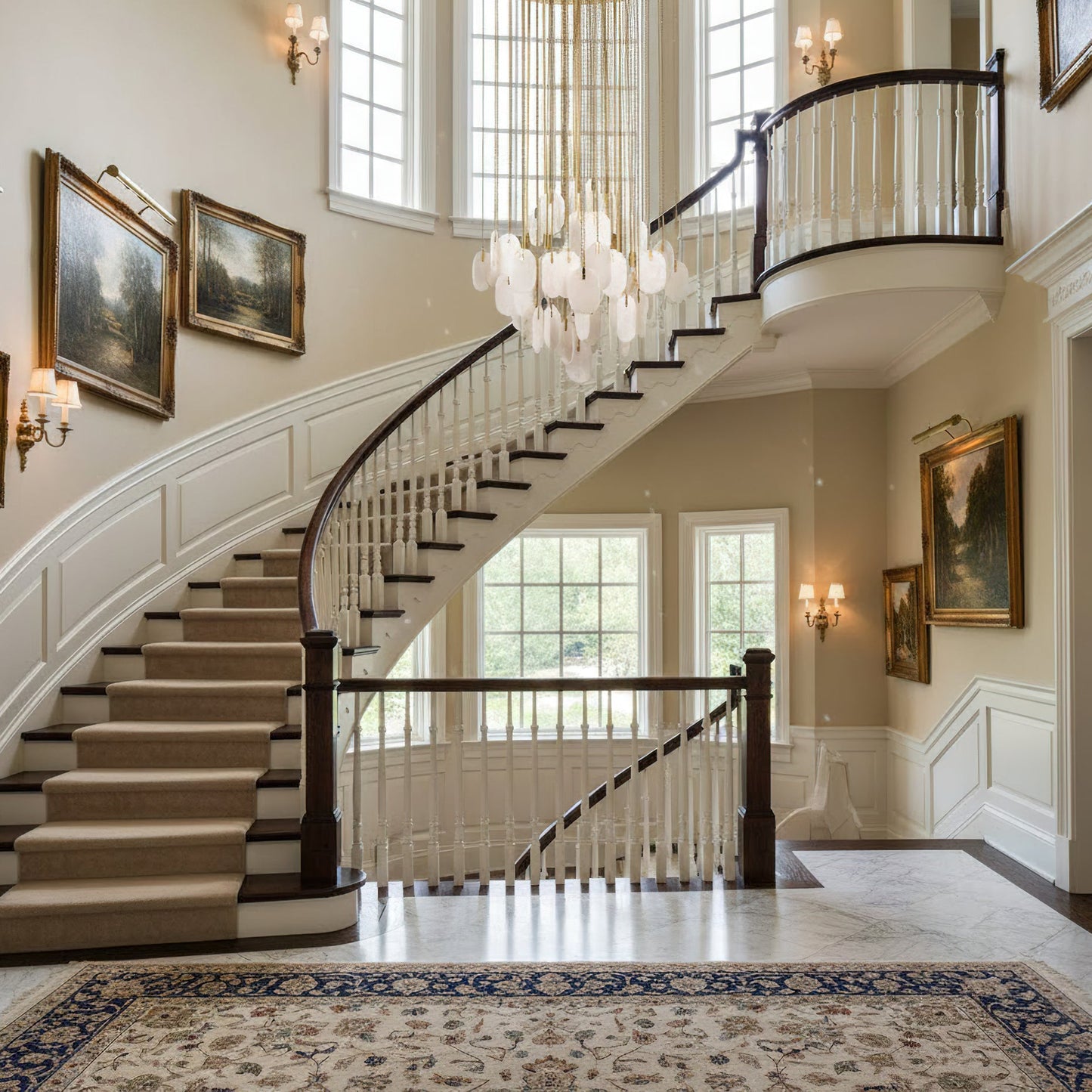 Allure Alabaster Chandelier