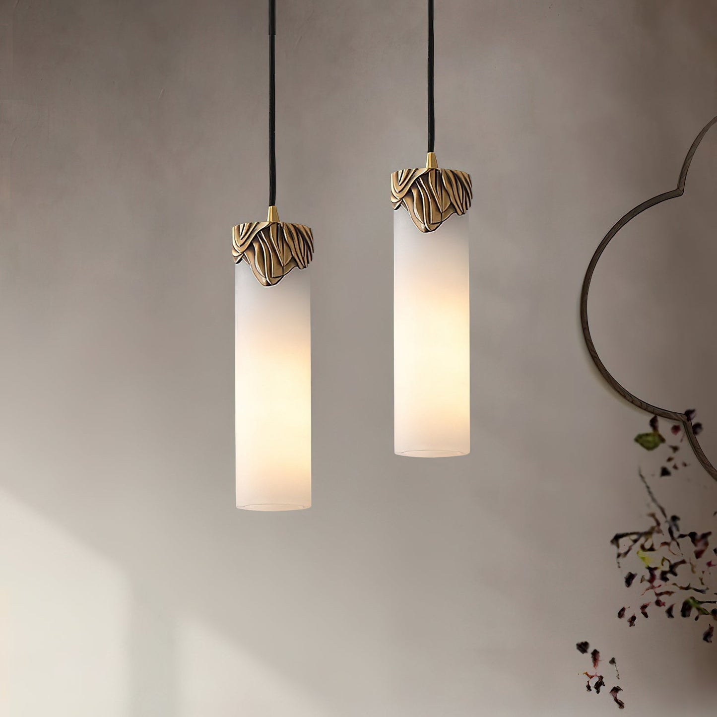 Dansani Lyra Alabaster Pendant Light
